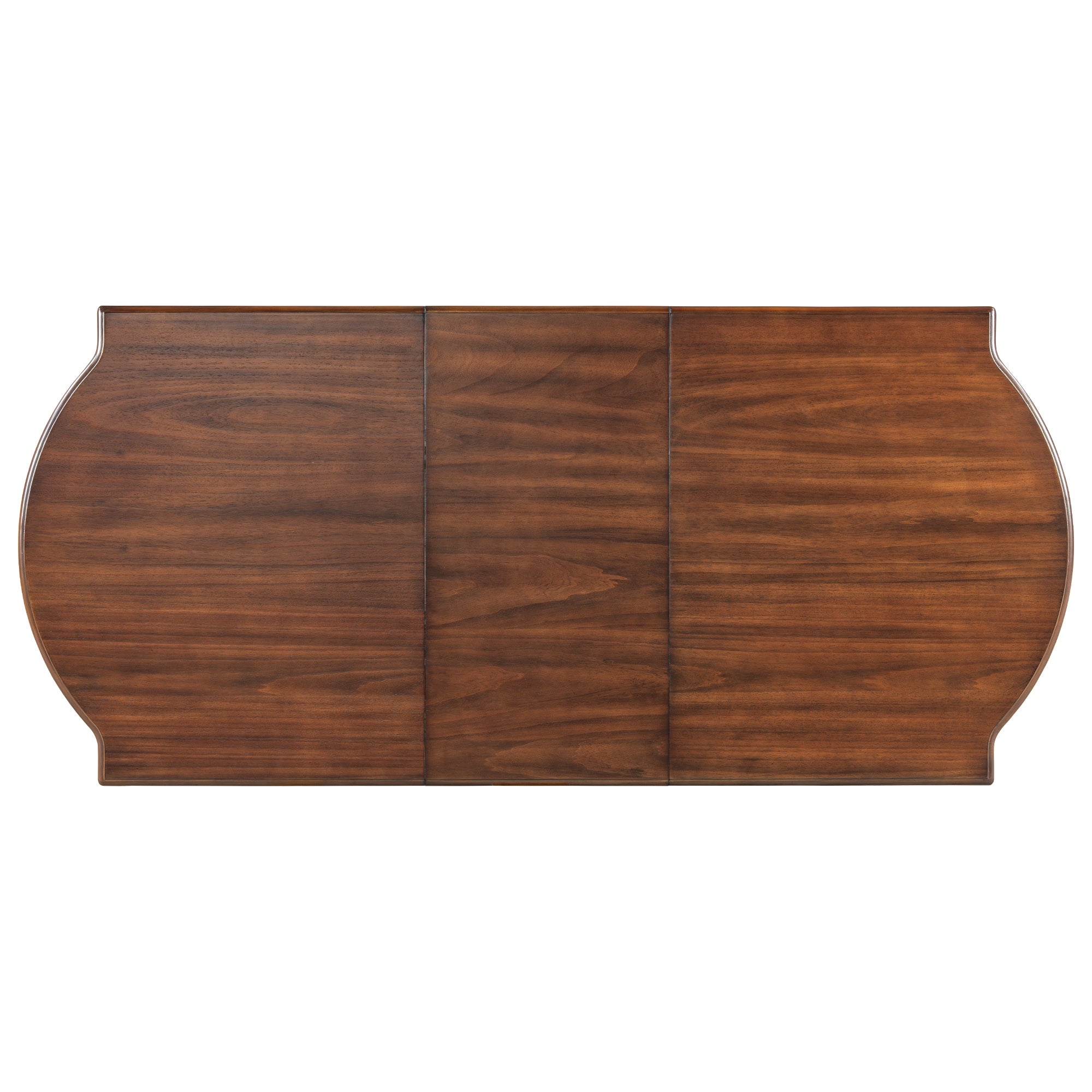 TOPMAX 6 Pieces 78inch Extendable Wood Dining Table Set with Bench, Traditional Kitchen Table Set with 18inch Removable Leaf and 4 Upholstered Dining Chairs, Espresso+Beige Dining Table Set