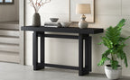 U_STYLE Contemporary Console Table with Wood Top, Extra Long Entryway Table for Entryway, Hallway, Living Room, Foyer, Corridor
