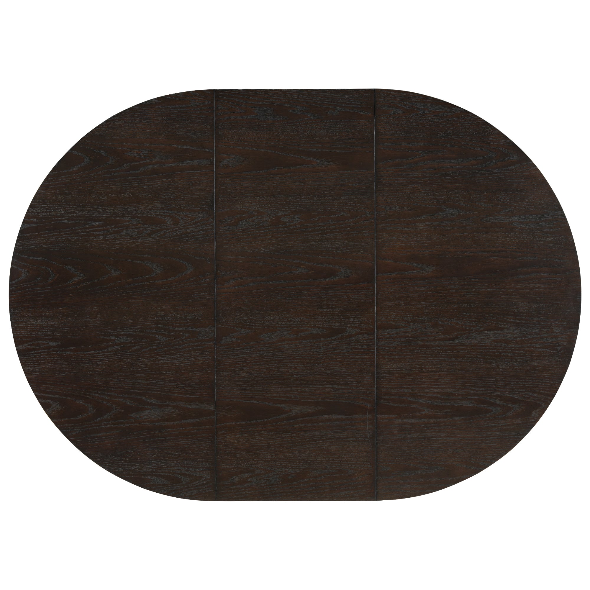 TOPMAX Farmhouse Extendable Round Dining Table Set for 4, 5-Piece Kitchen Table Set with 4 Upholstered Chairs and 16inch Removable Leaf for Small Places, Espresso+Beige Dining Table Set