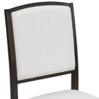 TOPMAX Farmhouse Extendable Round Dining Table Set for 4, 5-Piece Kitchen Table Set with 4 Upholstered Chairs and 16inch Removable Leaf for Small Places, Espresso+Beige Dining Table Set