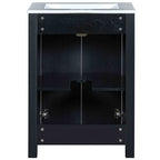 24x18x34 Inches Vintage Style Small Bathroom Vanity Combo with Ceramic Sink, 2 Soft-close Doors - Groovy Boardz