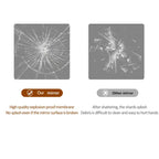 56'x 15' inch Full Body round corner mirror for Living Room Bedroom Cloakroom Wall hanging with hanging hole High quality 5mm silver mirror Explosion-proof glass