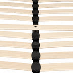 Contemporary Full Size Upholstered Platform Bed, Tufted Headboard, Brown