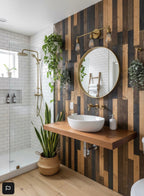 Wood Slat Wall Paneling 13.75ft²/box.