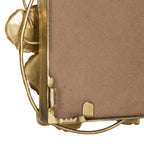 61" x 31" Full Length Mirror with Golden Leaf Accents, Floor Miiror for Living Room Bedroom - Groovy Boardz