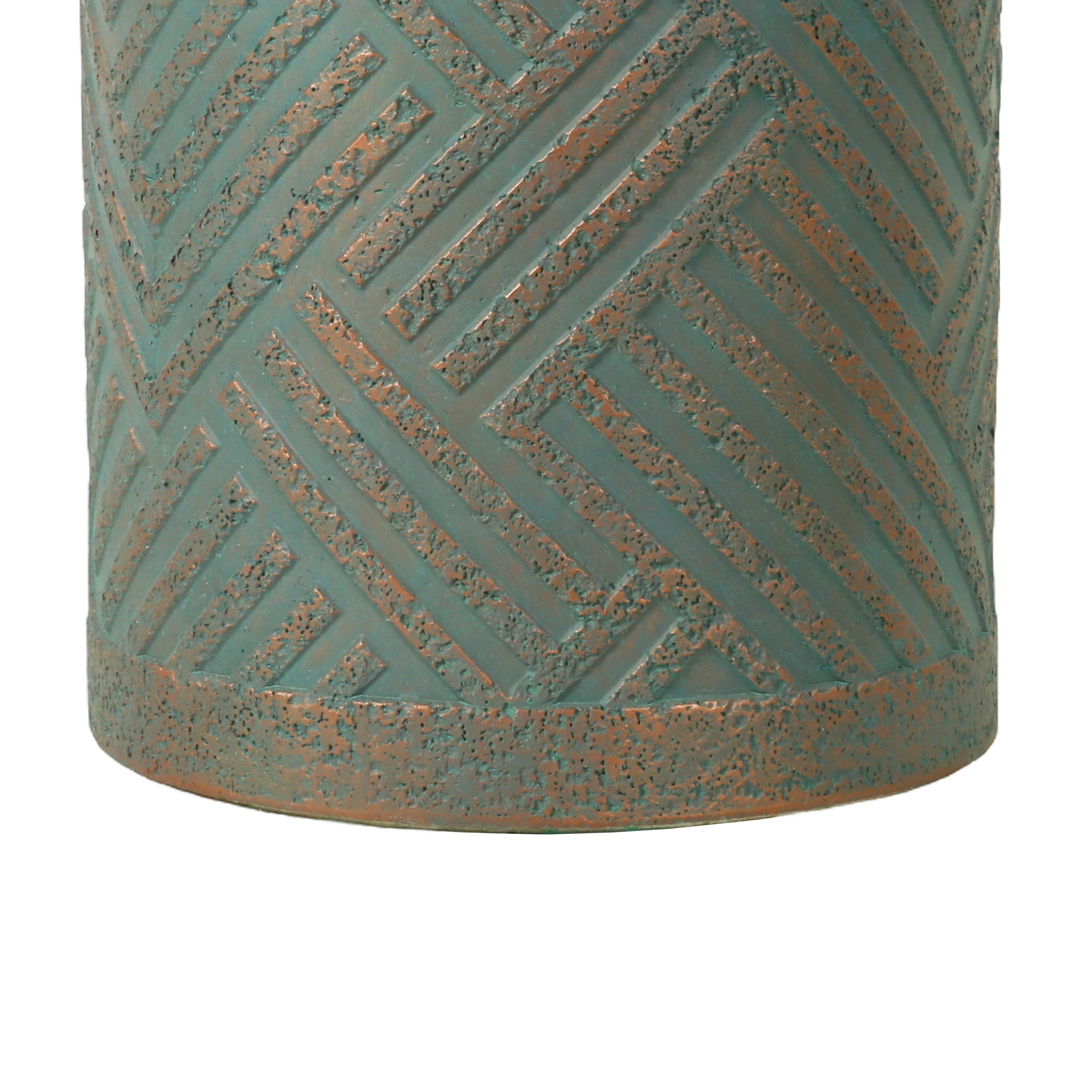 Cement Outdoor End Tables for Patio, GardenAccent Table, Modern Small Round Side Tablefor Outside, Tree Stump Garden Stool DrumTable indoor and Outdoor End Table