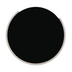 Italian Retro Double Storage Round Side Table, Gray Brown MDF with Tempered Glass Top, Compact Size