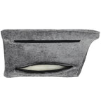 94.1' Convertible Futon Sofa Bed Futon Sofa Couch with an Adjustable Backrest, a Reversible Chaise Lounge and Two Removable Armrest Pillows for Living Room, Gray