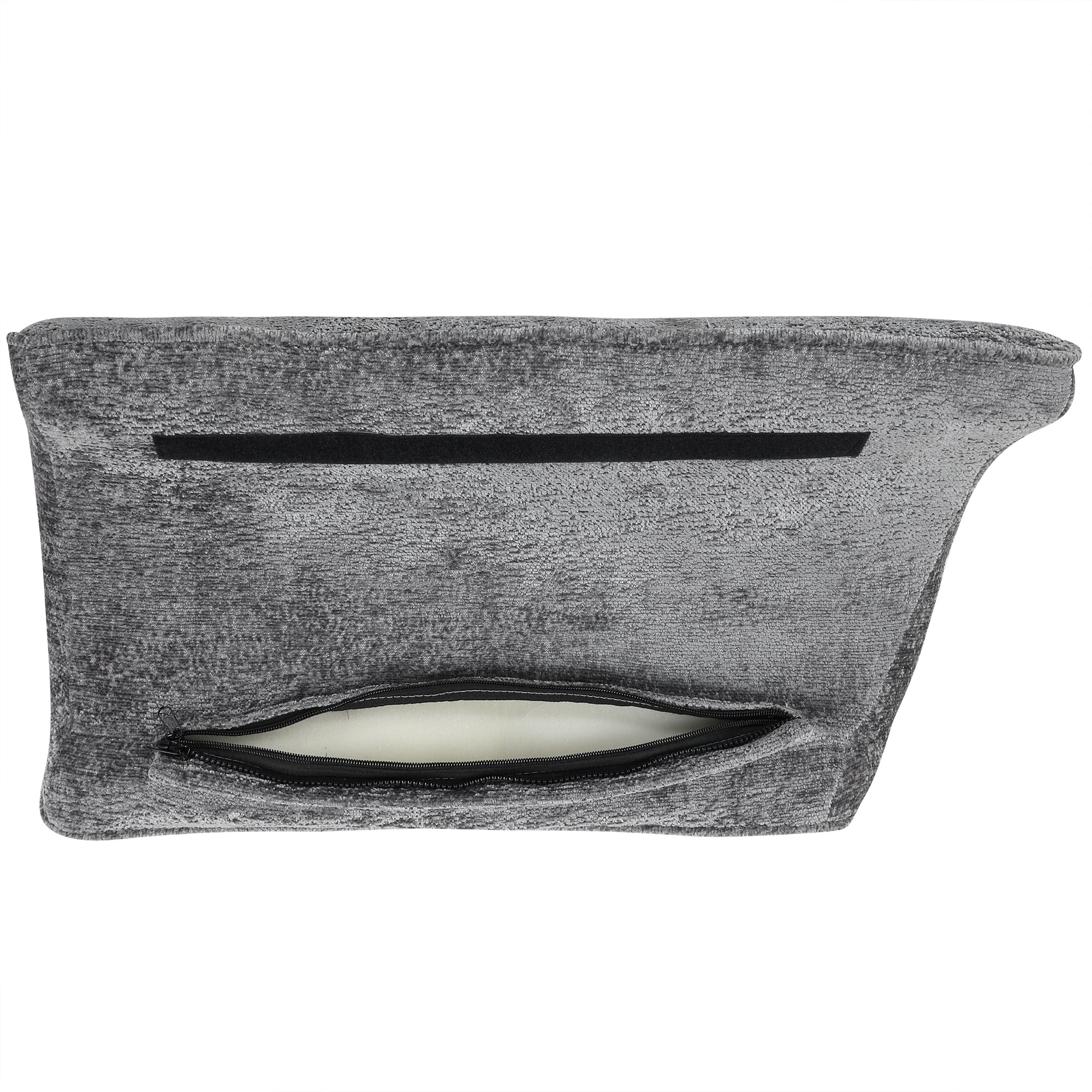 94.1' Convertible Futon Sofa Bed Futon Sofa Couch with an Adjustable Backrest, a Reversible Chaise Lounge and Two Removable Armrest Pillows for Living Room, Gray