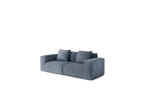 Belfin Modular Sectional Sofa, Convertible Tofu Block Sofa Floor Sofa Bed Armrest Comfy Sofa Bed Compressed Sofa Compression Sofa for Living Room Bedroom - Chenille Fabric Gary