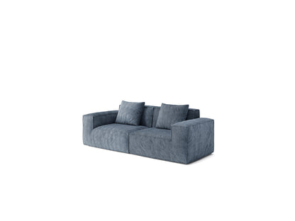 Belfin Modular Sectional Sofa, Convertible Tofu Block Sofa Floor Sofa Bed Armrest Comfy Sofa Bed Compressed Sofa Compression Sofa for Living Room Bedroom - Chenille Fabric Gary