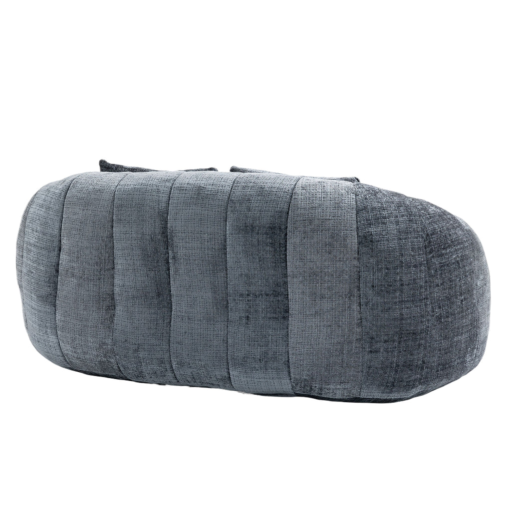 COOLMORE Bean Bag sofa Lazy Sofa Durable Comfort Lounger High Back Bean Bag Chair Couch for Adults and Kids, Indoor & Outdoor, Accent Floor Soft Lounge Chair  (Gray chenille)