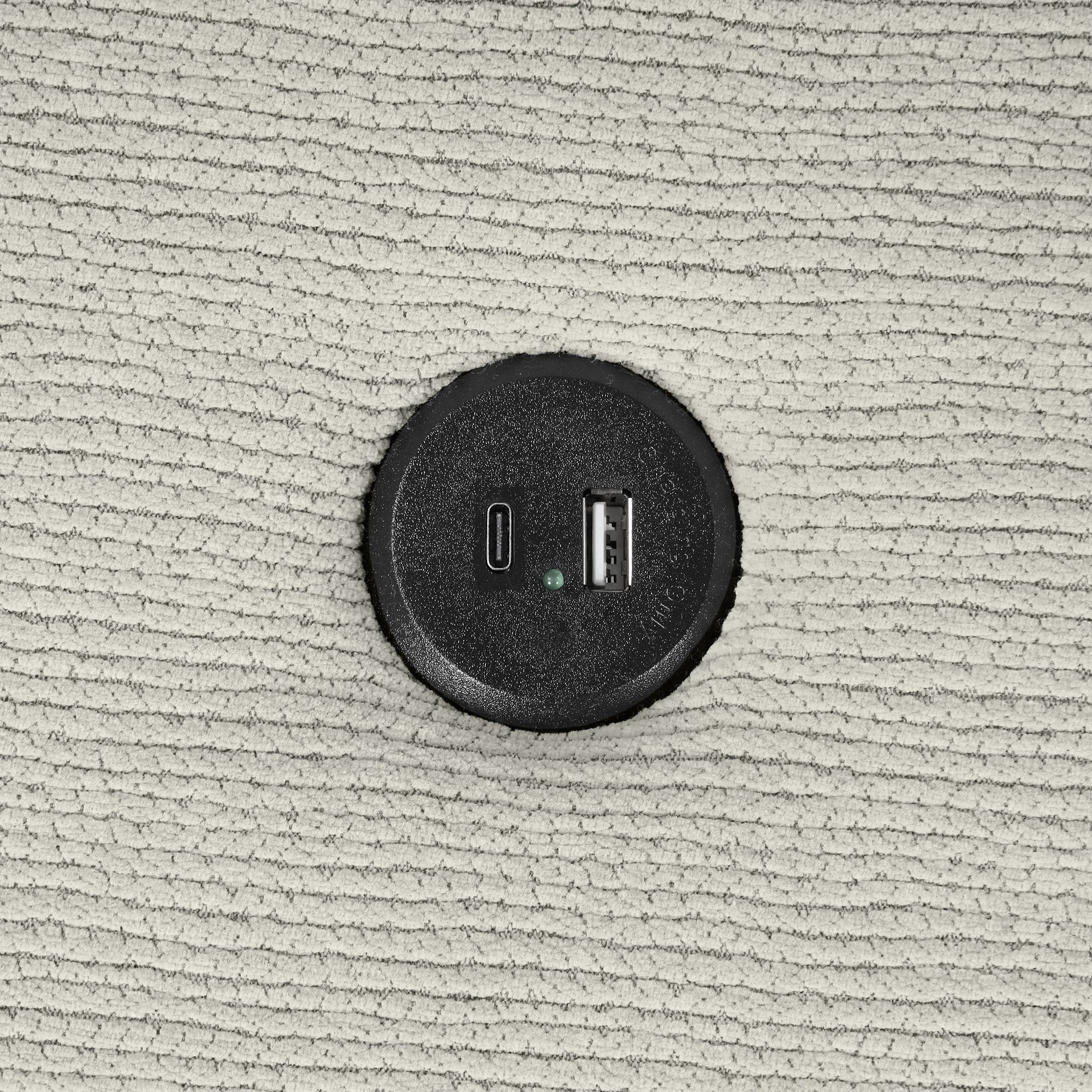 86.6 Sectional Sofa L-shaped Sofa Couch Pull-out Sofa Bed with a Movable Ottoman, Two USB Ports and Two Cup Holders for Living Room, Gray