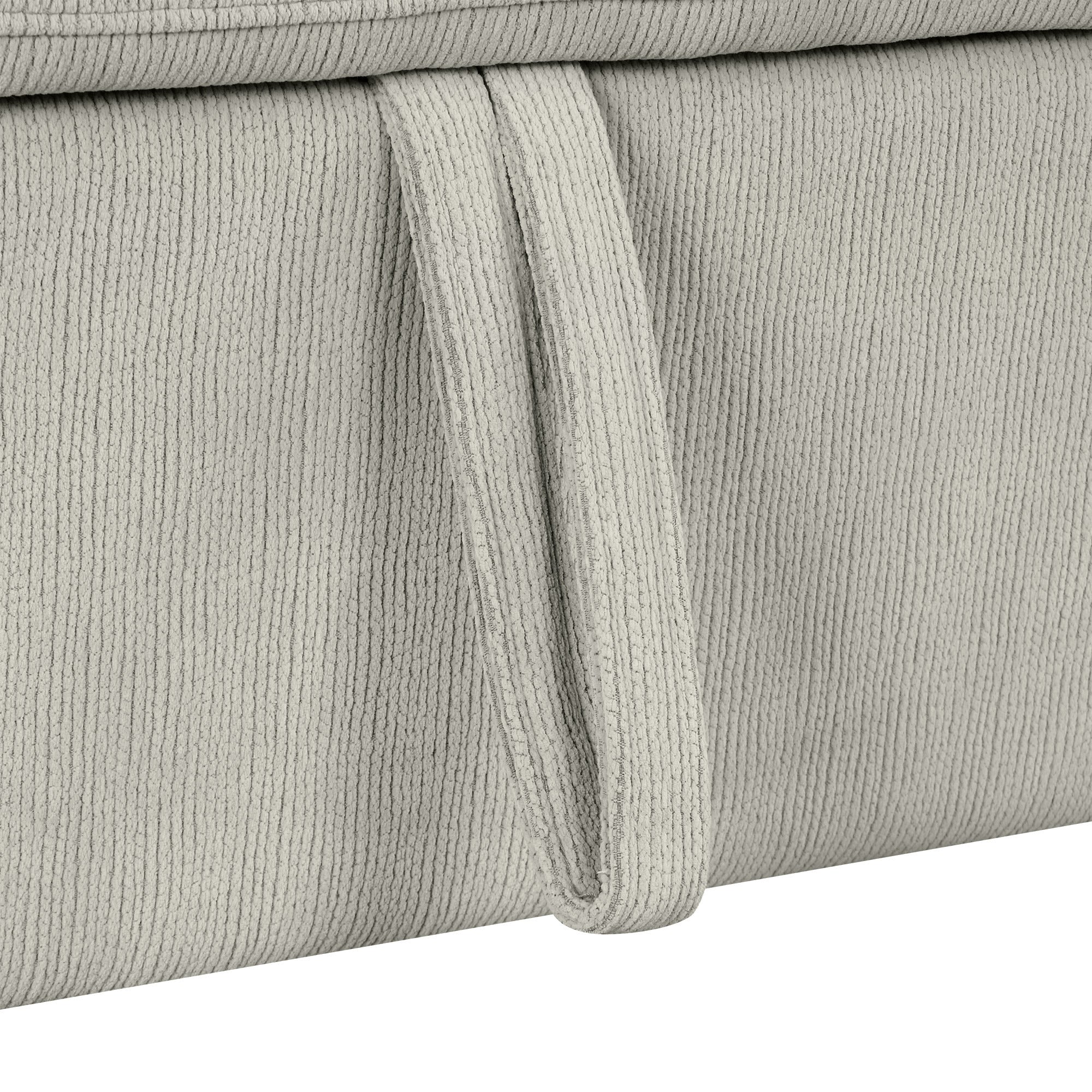 86.6 Sectional Sofa L-shaped Sofa Couch Pull-out Sofa Bed with a Movable Ottoman, Two USB Ports and Two Cup Holders for Living Room, Gray