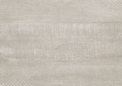 Contemporary Gray Oak Finish Queen Bed Durable Wooden Bedroom Furniture 1pc Line Pattern Headboard