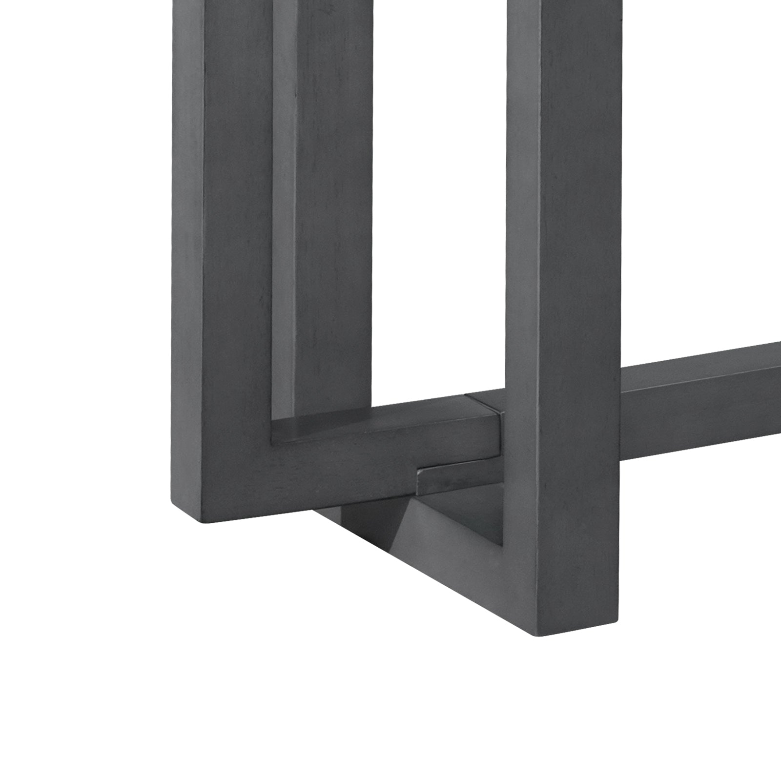 59' Narrow Console Table - MDF Entryway Sofa Table for Hallway, Living Room, Foyer with Space-Saving Design