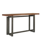 59' Narrow Console Table - MDF Entryway Sofa Table for Hallway, Living Room, Foyer with Space-Saving Design