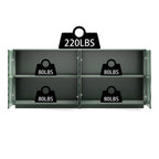 Sideboard Buffet Cabinet, 59'Green Accent Cabinet with 4 Doors, Mid Century Modern Pantry Cabinet, Wood Buffet Cabinet, Media Cabinet, Console Cabinet, Cabinet for Entryway, Living Room, Dining Room Sideboard