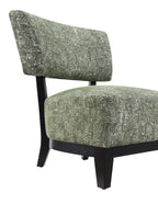 Green Finish 1pc Accent Chair Armless Design And Angled design Tapered Legs Primary Living Room Accent Chair