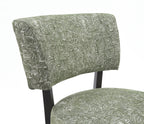 Green Finish 1pc Accent Chair Armless Design And Angled design Tapered Legs Primary Living Room Accent Chair