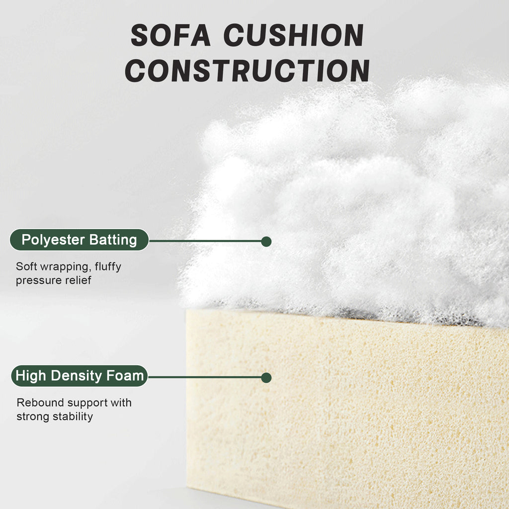 3 Seater Sofa With 3 Ottomans, Wide and Deep Seat 3-Seat Home Theater Sleeper Sofa for Living Room, Modular Sectional Sofa with Storage Pull out Drawer Under Each Seat, Chenille Green