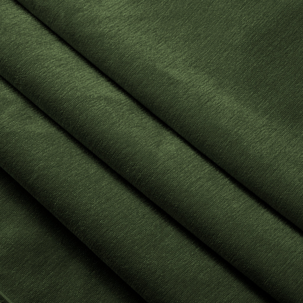 Slip-covered Armchair with 1 Big Back Cushion and 2 Big Toss Pillows, Single Deep Seat Comfy Single Couch Sofa Multiple Large Soft Pillows, Chenille Fabric, Green