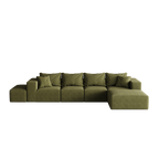 Modern Upholstered Sectional Boneless Couch Set,Modular 132' L Shaped Sectional Living Room Sofa Set With 6 Pillows,Free Combination Sofa Couch for Living Room,Bedroom