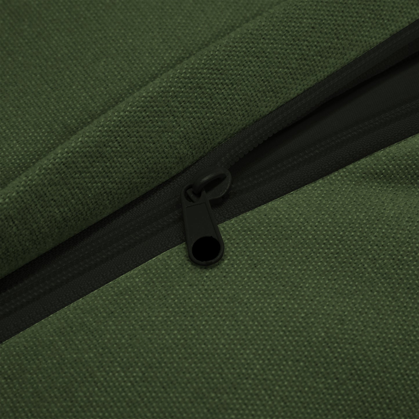 Upholstered Slipcovered Armchair with Ottoman, Deep Seat Armchair W/ Wide Ottoman for Living Room, Armchair Sets with Large Soft Pillows(Set of 2),Chenille Fabric,Green