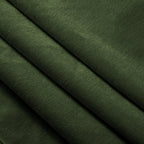 Green Chenille Slipcovered Armchair with Ottoman Set.