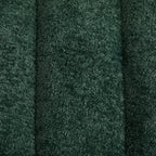 Modern Upholstered Armless Bed Bench with Channel Tufting in Green Chenille, 69.7' Wide