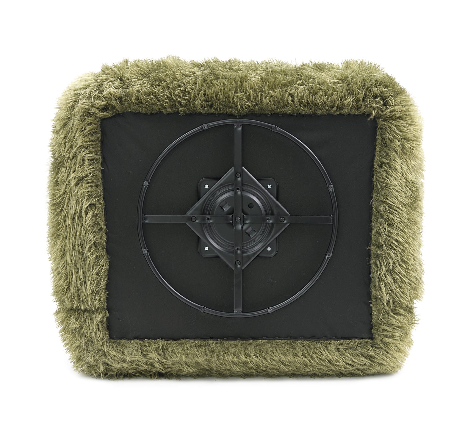 Contemporary Style Soft And Luxurious Accent Swivel Chair Green Finish Ball Pillow Included Primary Living Room Accent Chair