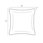 2 Pack Outdoor Throw Pillows, Waterproof & Fade-Resistant Patio Cushions for Garden, Porch, Poolside Furniture - Soft & Comfortable Decorative Pillow Covers (18x18 Inch, Green leaf)