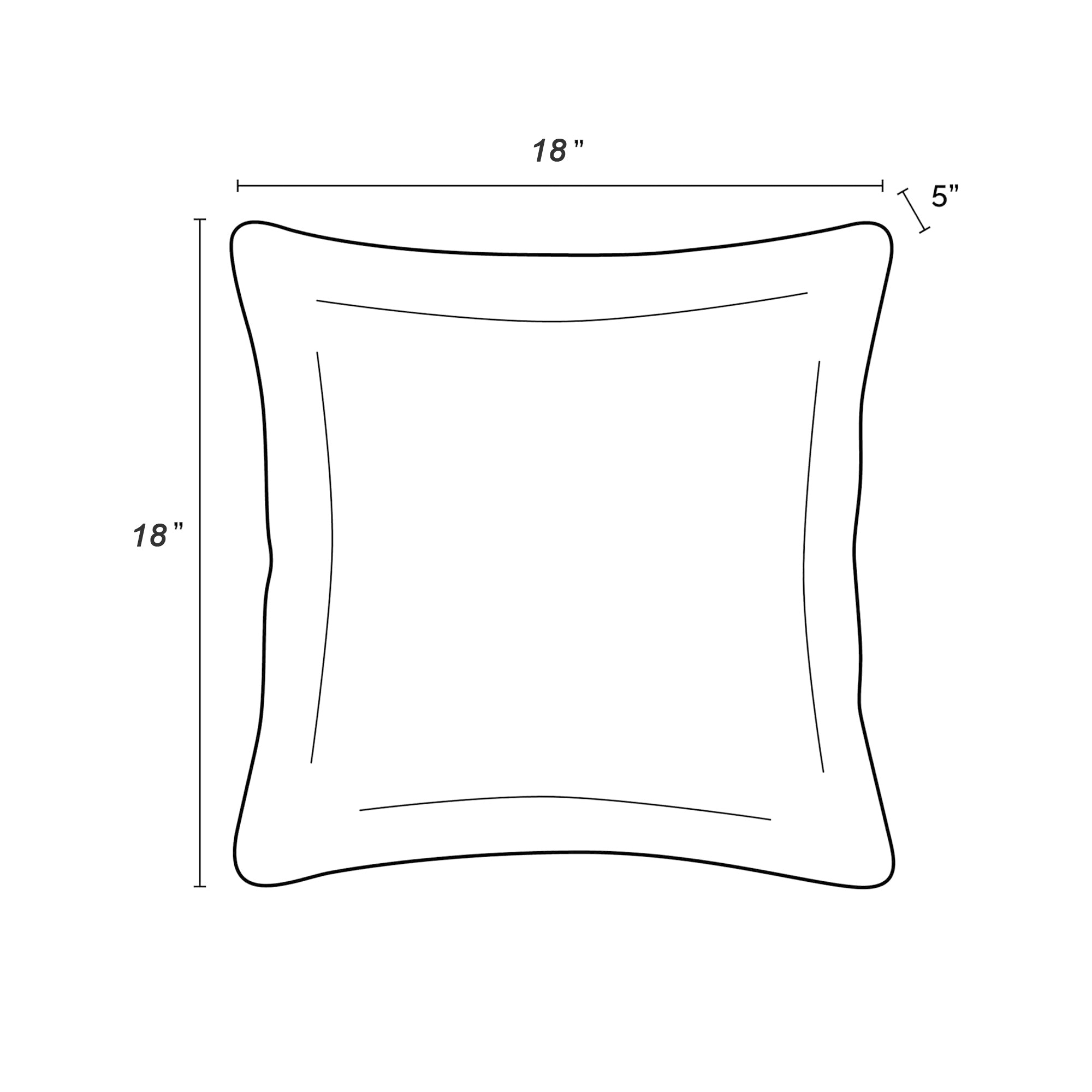 2 Pack Outdoor Throw Pillows, Waterproof & Fade-Resistant Patio Cushions for Garden, Porch, Poolside Furniture - Soft & Comfortable Decorative Pillow Covers (18x18 Inch, Green leaf)