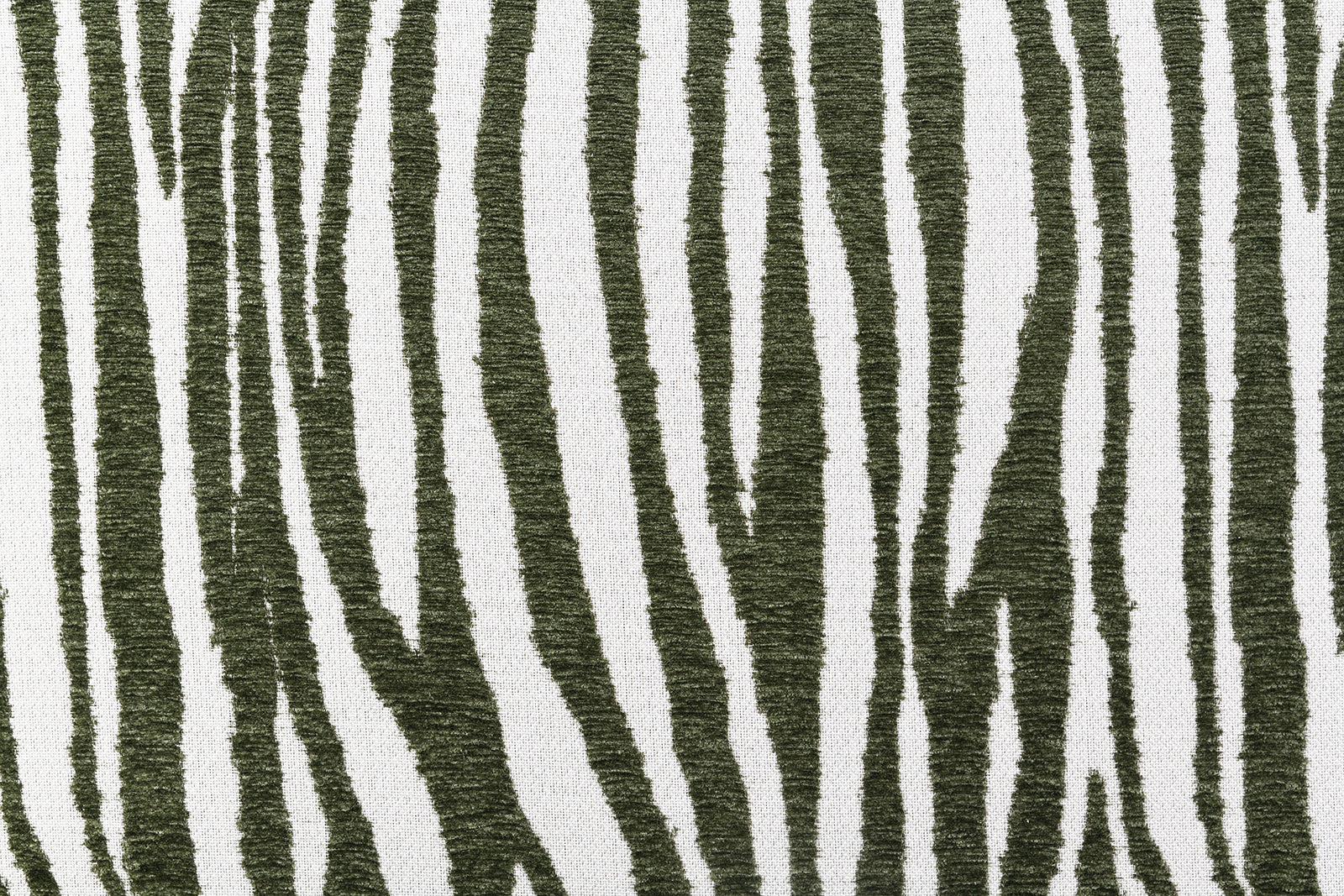 Green Finish 1pc Accent Chair Cylindrical Backrest High Density Foam Zebra Strip Fabric Primary Living Room Accent Chair