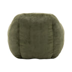 Bean Bag Chair, Comfy Bean Bag Sofa with Back Support, Faux Fur Bean Bag Chair for Adults and Kids, Stuffed Floor Sofa for Living Room, Bedroom, Apartment, Green