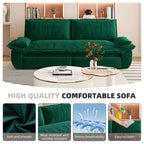 73.2 ' Queen Pull Out Sofa Bed, 3-in-1 Convertible Sleeper Sofa, Multi-Functional Velvet Loveseat Bed