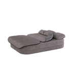 75''2-in-1 Foldable Sofa,Convertible Sleeper Foam Sofa Bed with Multi Functional Blanket, Chenille Floor folding sofa bed, Floor Sofa Lounge Sofa for Living Room Bedroom Lounge Studio