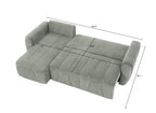 Convertible Sectional Sofa Couch, Modern Fabric 3 Seater L-Shaped Couch for Living Room, Apartment, Office, Small Space