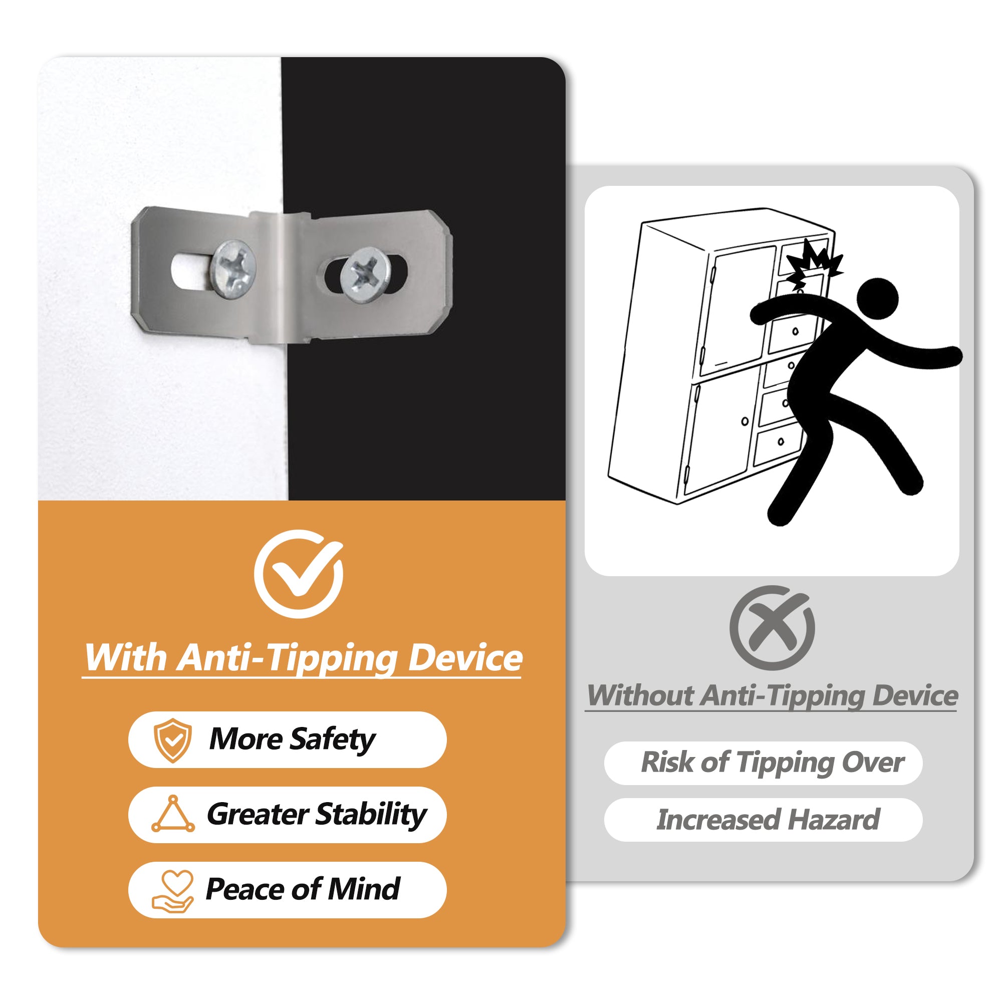 ON-TREND 3-Piece Farmhouse Entertainment Center with Storage Cabinet for TVs Up to 70', Mid-Century TV Stand with Bookshelf, Rustic Versatile Sideboard with Adjustable Shelves for Living Room, Grey