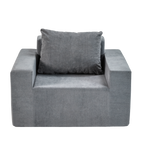 Sofa in a box Foam Sofa Couch with Pillow, Bean Bag Chairs for Adults Stuffed High-Density Foam, Large Bean Bag Sofa for Living room Bedroom Gaming Room
