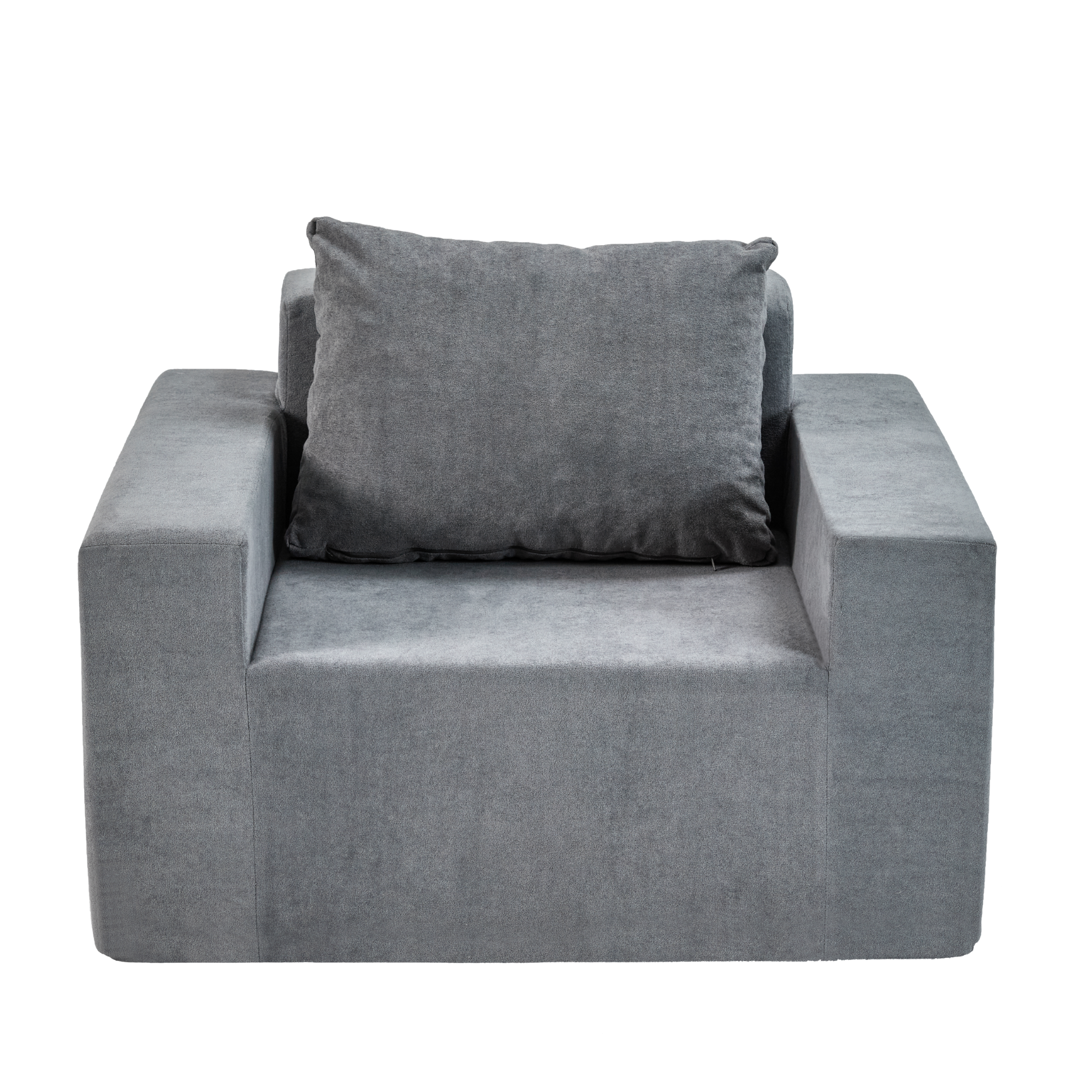 Sofa in a box Foam Sofa Couch with Pillow, Bean Bag Chairs for Adults Stuffed High-Density Foam, Large Bean Bag Sofa for Living room Bedroom Gaming Room