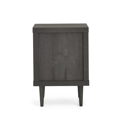 Ashley Modern Nightstand 2-Drawers, Bedside Table - Groovy Boardz