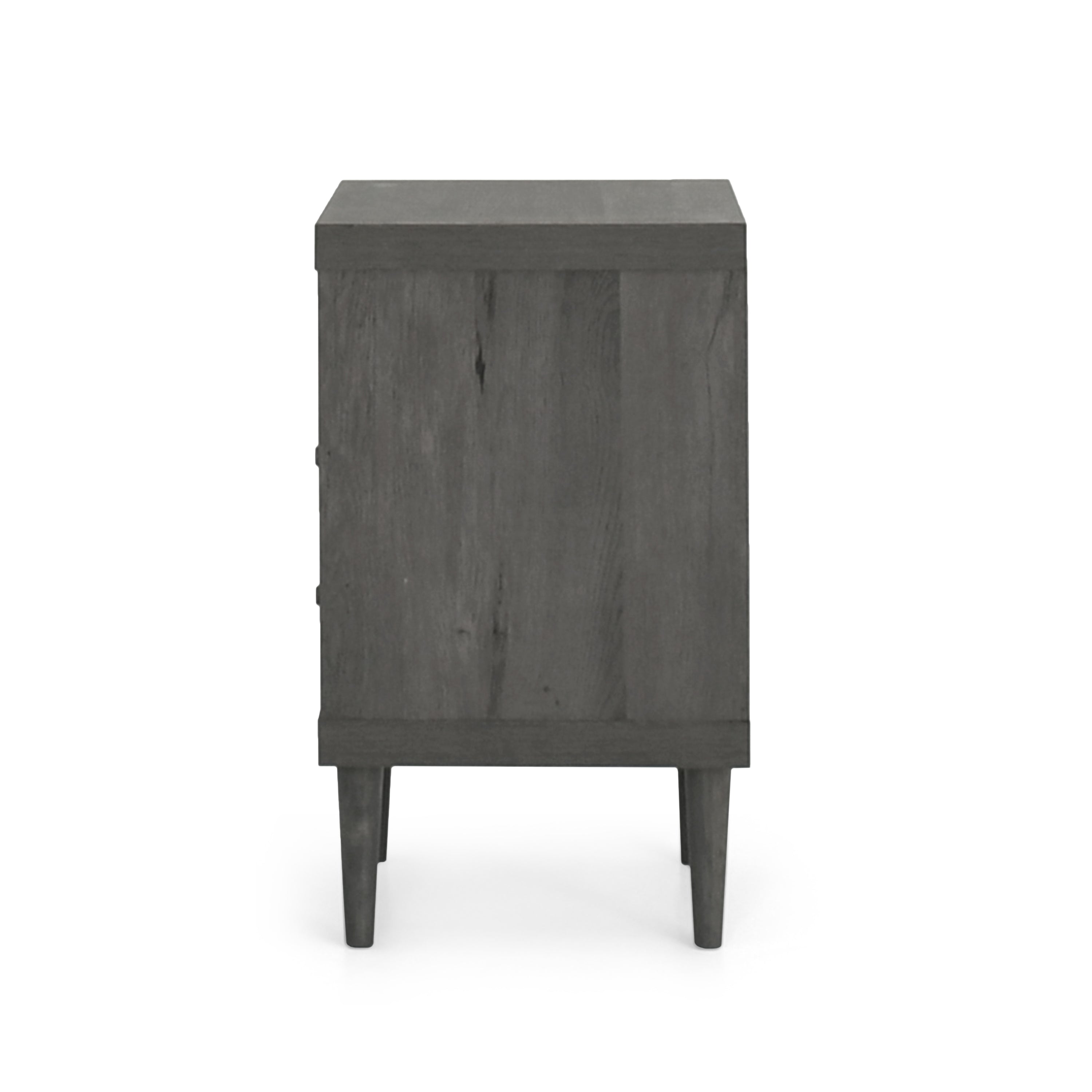 Ashley Modern Nightstand 2-Drawers, Bedside Table - Groovy Boardz