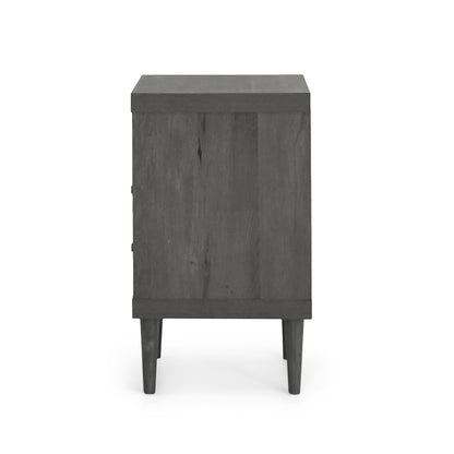 Ashley Modern Nightstand 2-Drawers, Bedside Table - Groovy Boardz