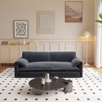 66' Queen Pull Out Sofa Bed, 3-in-1 Convertible Sleeper Sofa with Side Storage,Multi-Functional Velvet Loveseat Bed for Living Room,Bedroom,Apartment,Office Sofa