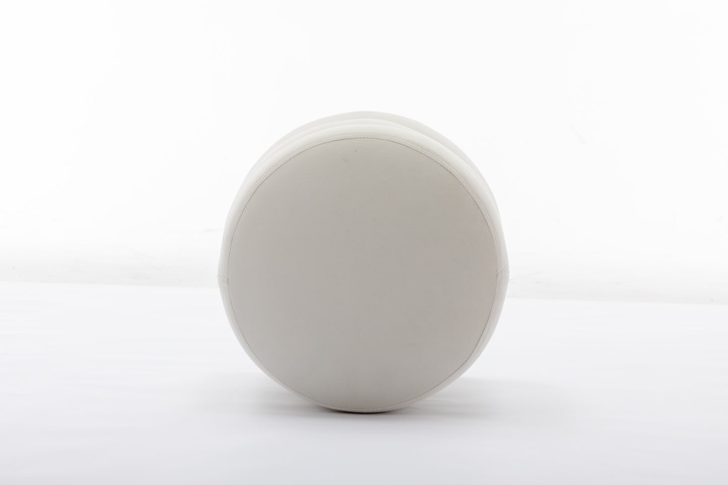 Gwen Soft Velvet Round Ottoman Footrest Stool