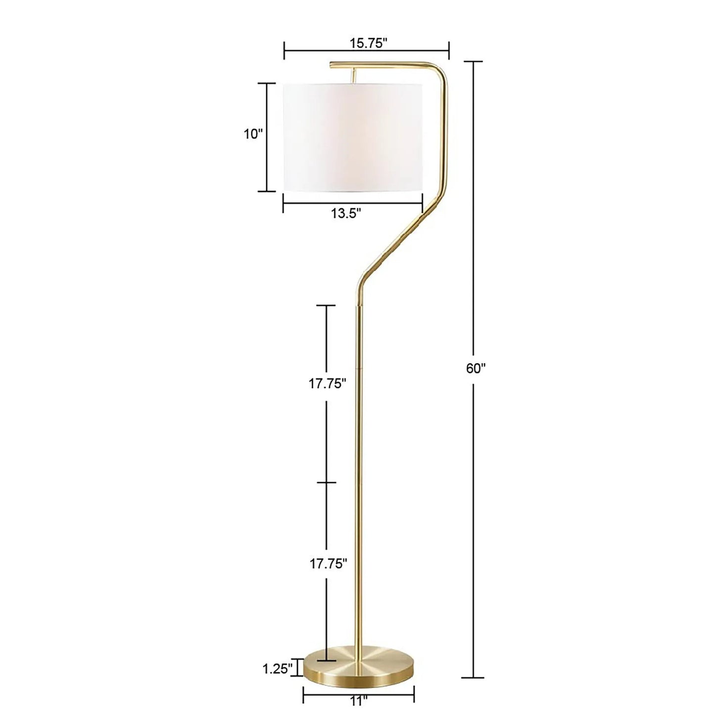 Aster Angular Metal Floor Lamp