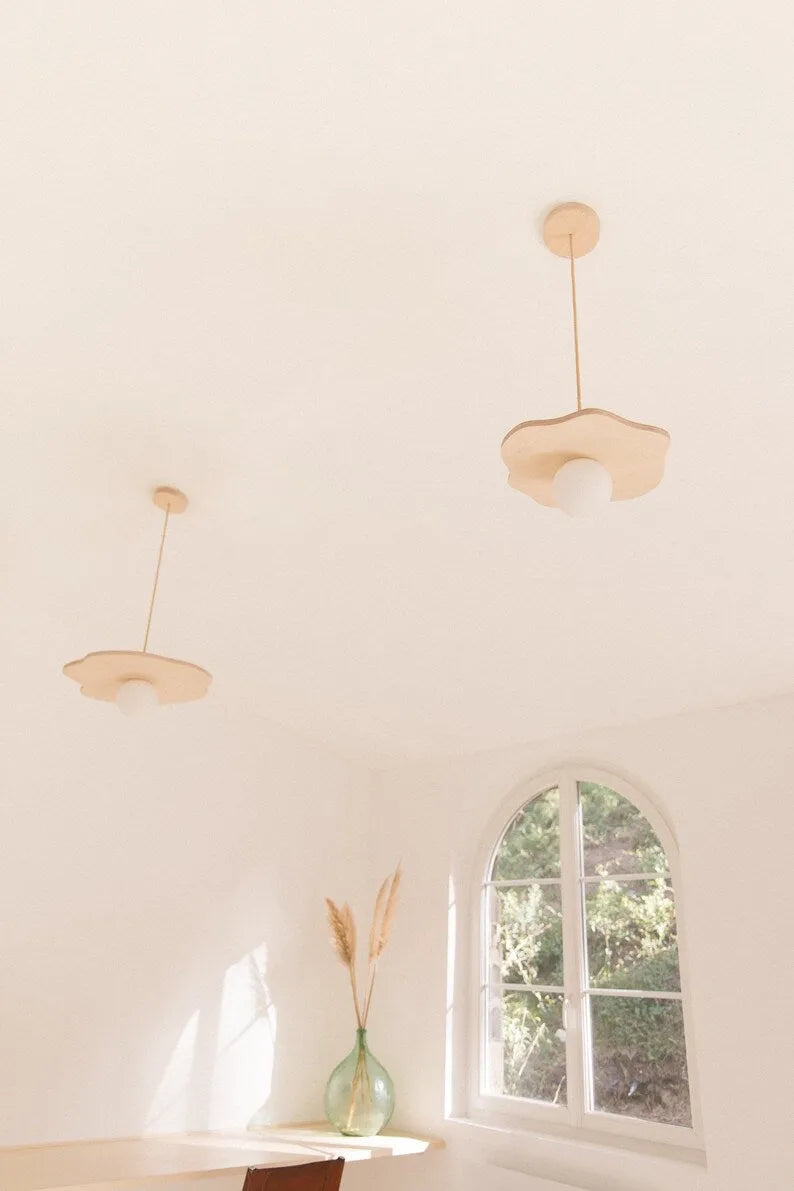 Nenuphar Wood Ceiling Light