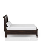 Dark Cherry King Storage Bed