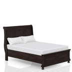 Dark Cherry King Storage Bed